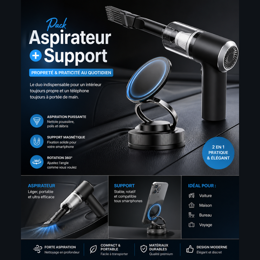 Aspirateur +Support